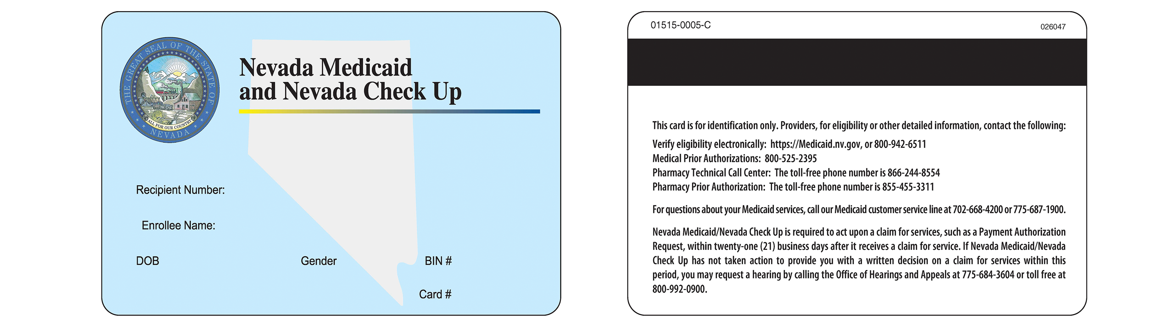 Medicaid state id card