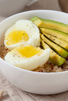 Quinoa breakfast bowl